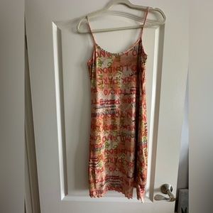 Orange dress from Paris